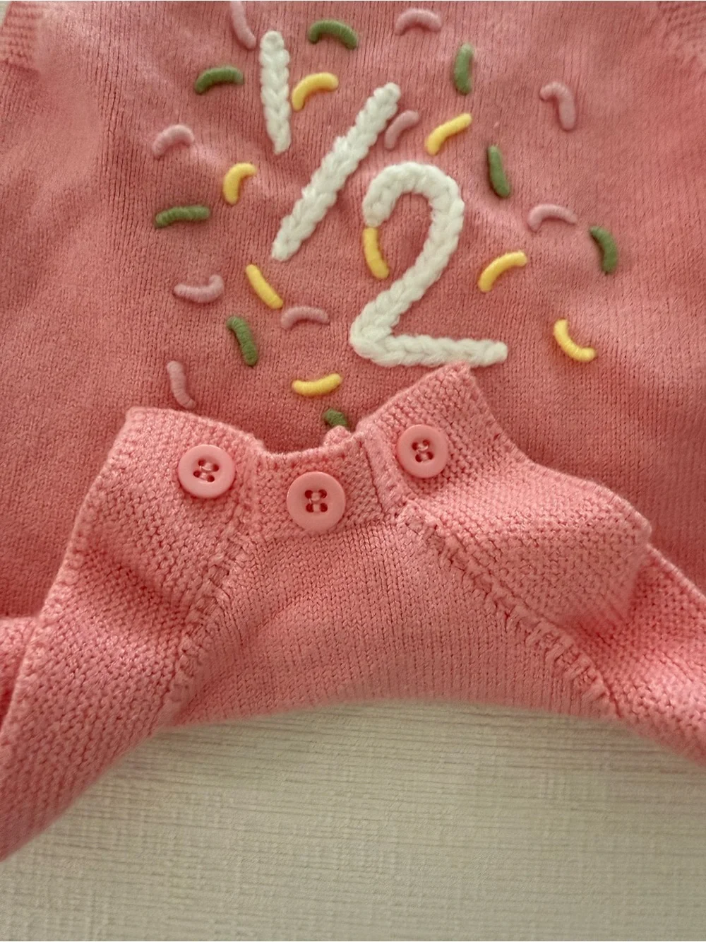 6 months 1/2 Birthday Onesie